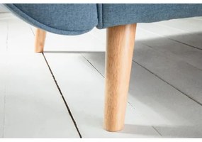 Sedacia súprava rozkladacia 40088 Divani 3-Sedenie Svetlo Modrá - Komfort-nábytok