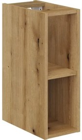 Koupelnová sestava Nova Black 100 cm se skříňkami a umyvadlem černá/dub evoke