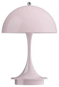 Louis Poulsen Prenosná lampa Panthella 160 V3 Opal Pale rose