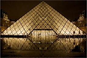 Obraz Louvre (90x60 cm)