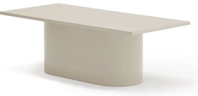Krémovobiely konferenčný stolík 50x111 cm Totem – Teulat