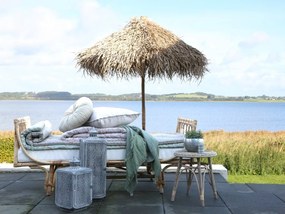 Bambusový slnečník so strechou z listov Parasol Bamboo - ∅ 160*240 cm