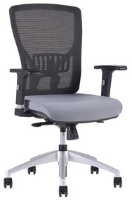 Kancelárska stolička na kolieskach Office Pro HALIA MESH BP – s podrúčkami a bez opierky hlavy Sivá  2625