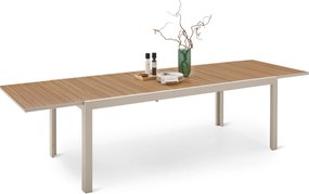 Rozťahovací hliníkový záhradný stôl »Liska«, cca 200 ‒ 300 cm