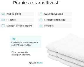 Uterák Classic malý hnedý 30x50 cm, 100% bavlna