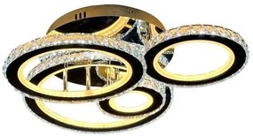 LED Stmievateľný prisadený luster LED/120W/230V 3000-6500K + diaľkové ovládanie