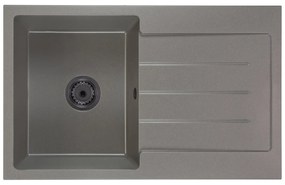 Kuchynský drez Ruxom (sivá) (s 1 otvorom pre batériu) (P). Vlastná spoľahlivá doprava až k Vám domov. 1066167