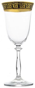 BOHEMIA ANGELA VERSO GOLD POHÁR NA VÍNO 350 ML SADA 6 KS