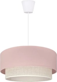Brilagi - LED luster na lane BOHO BOBO 1xE27/60W/230V pr. 40 cm ružová/krémová