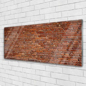Obraz plexi Tehlová múr tehly 125x50 cm