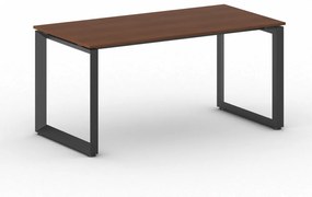 Kancelársky stôl PRIMO INSPIRE, čierna podnož, 1600 x 800 mm, čerešňa