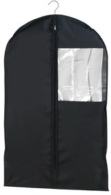 Čierny obal na oblek Wenko, 100 × 60 cm