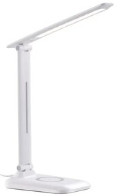 Immax 09107L - LED stmievateľná stolná lampa s bezdrôtovým nabíjaním QI LUMI LED/7W/230V biela