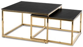 PROXIMA.store - Set konferenčných stolíkov TENOR FARBA: čierna