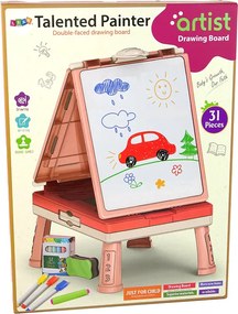 LEAN Toys Multifunkčný obojstranný herný stôl 3 v 1 Čínsky stôl