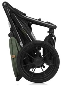 Lionelo - Športový kočík AZURA čierna/zelená