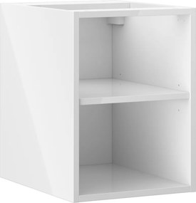Mexen Box-A, otvorená skrinka s policou 35 cm, lesklá biela, 91AX2-0350-470-0-00