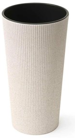 PLASTOVÝ KVETINÁČ URBANIKA ECO 46X25 CM BÉŽOVÁ