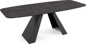 Dizajnový rozkladací jedálenský stôl TYRON Rozmer stola: veľkosť-160cm