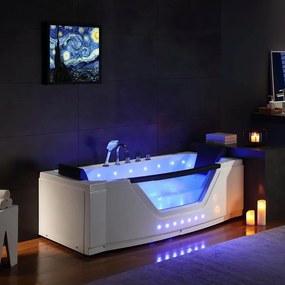 BPS-koupelny Hydromasážna vírivá vaňa Uran 931 170x76 s ohrevom vody