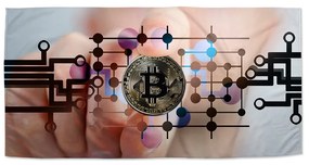 Sablio Uterák Bitcoin - 30x50 cm