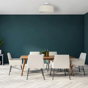 Luster na tyči ALBA 3xE27/15W/230V krémová