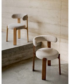 Béžová/v prírodnej farbe jedálenská stolička z jaseňového dreva Granite – Kave Home