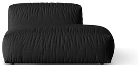 Čierny modul pohovky (pravý roh) Martina – Micadoni Home