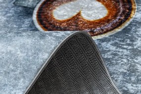 Protišmykový koberec / behúň ANDRE 33300 sivý / hnedý