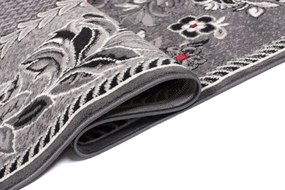 TA Koberec 7192B TMAVO SIVÁ LACNÁ PP CRM Rozmer: 70x150 cm