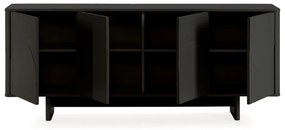 Čierna komoda 180x75x40 cm Solei – MOME