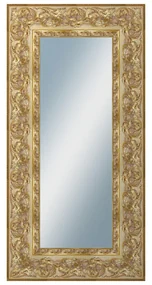 DANTIK - Zrkadlo v rámu, rozmer s rámom 50x100 cm z lišty KŘÍDLO ozdobné zlaté (2890)