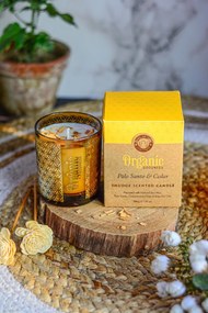 Song of India ARÔME Vonná sviečka Organic Goodness 200 g Palo santo a cédrové drevo