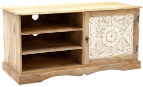 furniture-nabytek.cz - Rustikálny TV stolík z dreva mango 120x60x45