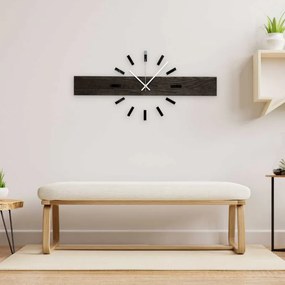 Ručne vyrobené dubové zvislé hodiny minimalistický škandinávsky dizajn I SENTOP MAS021-3169