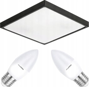 Stropné LED svietidlo do panela 2xe27 = 20w + žiarovky súčasťou balenia