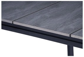 Súprava 2 ratanových jedálenských stoličiek Carla a čierneho stola Strong - Bonami Essentials