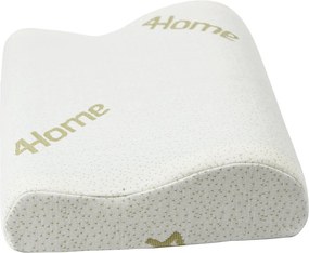 4Home Vankúš z pamäťovej penyy Aloe Vera profilovaný, 50 x 30 cm