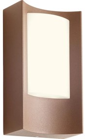 Redo 90484 - LED Vonkajšie nástenné svietidlo WARP LED/8W/230V 3000K IP44 hnedá
