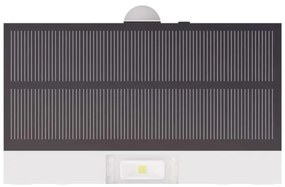 LED Solárny reflektor so senzorom pohybu LED/3,7V 1200mAh 4000K IP65 biela