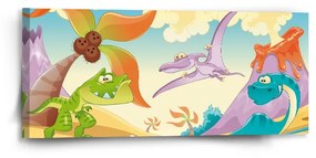 Sablio Obraz Dinosauri 5 - 110x50 cm