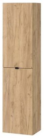 Cersanit Malika, vysoká závesná skrinka 400x300x1600 mm, dub, S598-049-DSM