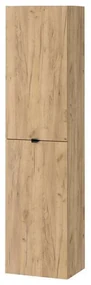 Cersanit Malika, vysoká závesná skrinka 400x300x1600 mm, dub, S598-049-DSM