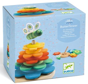 Stohovacia kvetina s motýlikom