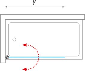Roth Jednodielna vaňová zástena SCREEN PRO ROTH-Variant: šírka: 81 cm, orientácia: Uni - (SCREEN PRO - 4000688), ROTH-Profily: profily: biela, výplň:…
