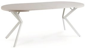 Stôl RENO 90–190 cm Kašmír/Biely