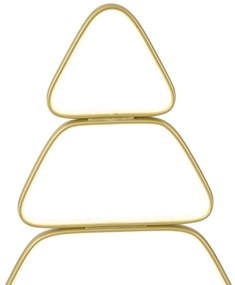 Vianočná stolná lampa zlatá v tvare vianočného stromčeka vrátane LED - Arbre