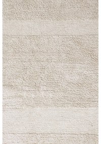 Krémový prateľný ručne tkaný bavlnený koberec 200x300 cm Bloom Natural – Lorena Canals