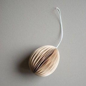 DBKD Papierové veľkonočné vajíčko Ovoid Sand 7 cm