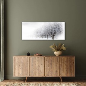 Obraz - Zimná alej (120x50 cm)